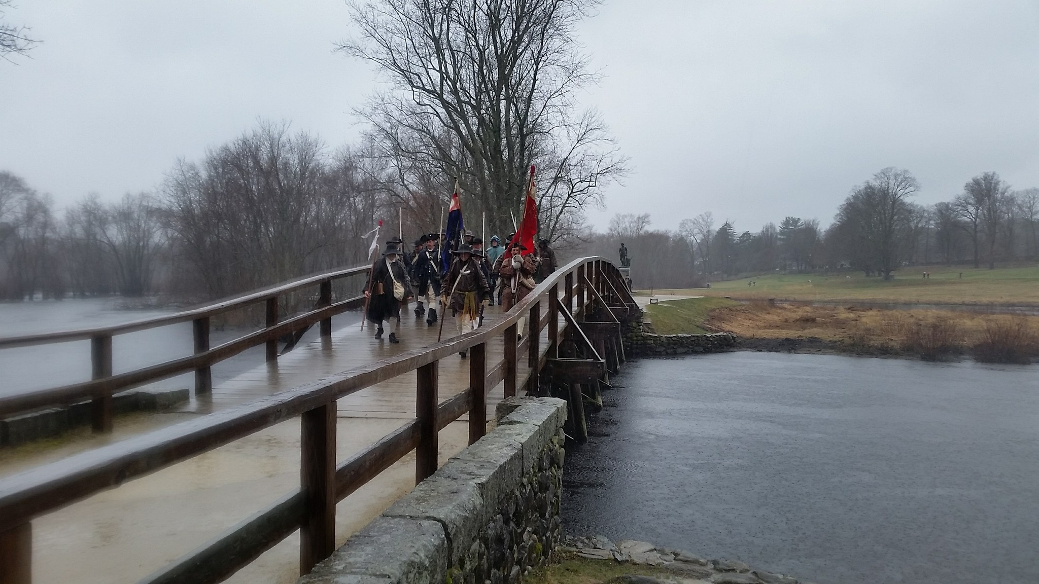 2018 Trail March (crossing North Bridge)
