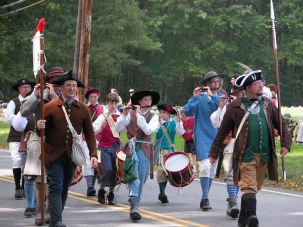 Stow Fifes & Drums at Sudbury Faire, Sept. 2004
